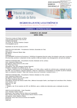 di&aacute;rio da justi&ccedil;a eletr&ocirc;nico