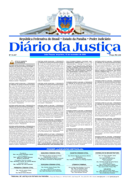 10/11/09 - Tribunal de Justi&ccedil;a da Para&iacute;ba