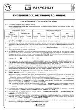 PROVA 11 - ENGENHEIRO(A)