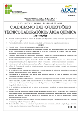 ED08 TECNICO LABORATORIO QUIMICA