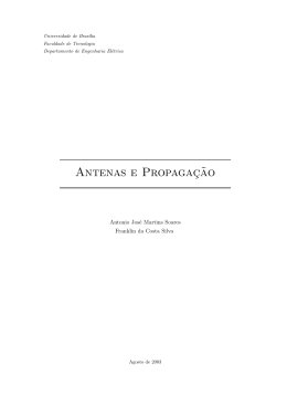 Antenas e Propaga&ccedil;&atilde;o