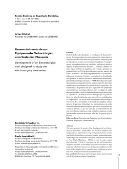 Portuguese - Revista Brasileira de Engenharia Biom&eacute;dica