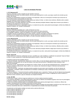 Lista de atividades Revisão Kátia