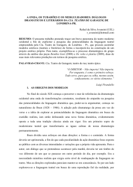 em PDF - Teatro de Garagem