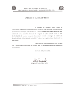 polícia civil do estado de são paulo departamento de administração