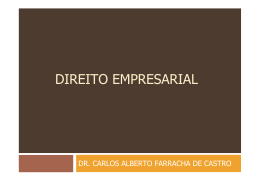 DIREITO EMPRESARIAL
