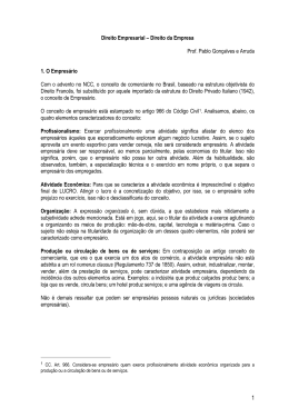 Direito Empresarial