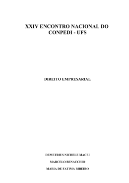 Introdu&ccedil;&atilde;o O Direito Empresarial toma como base o