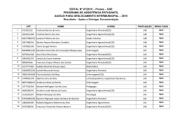 Resultado - Aptos a Entregar Documenta&ccedil;&atilde;o