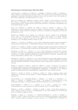proceedings of international meetings 2010 dias-da-silva, a
