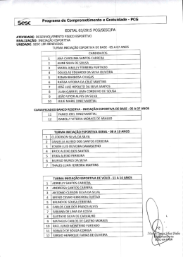 Edital 3: Resultado Sesc Ler