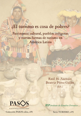 ¿El turismo es cosa de pobres? : patrimonio cultural
