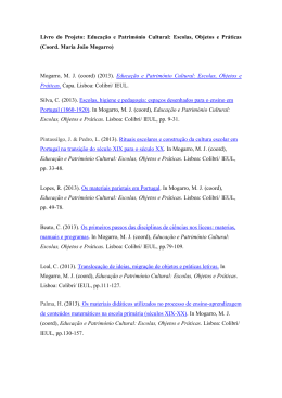 Educa&ccedil;&atilde;o e Patrim&oacute;nio Cultural