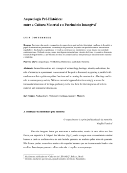 Património Intangivel - Centro Universitario Europeo per i Beni