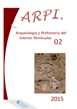 Arqueología y Prehistoria del Interior Peninsular