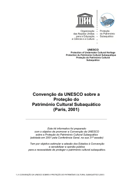 Kit informativo - Comiss&atilde;o Nacional da UNESCO