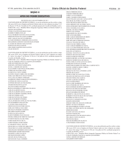 Di&aacute;rio Oficial do Distrito Federal