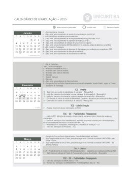 Gradua&ccedil;&atilde;o 2015