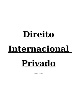 PDF Direito Internacional Privado