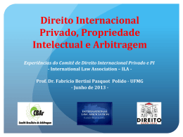 Direito Internacional Privado, Propriedade Intelectual e