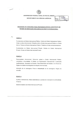 Direito Internacional