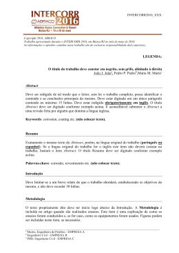 LEGENDA: O t&iacute;tulo do trabalho deve constar em negrito