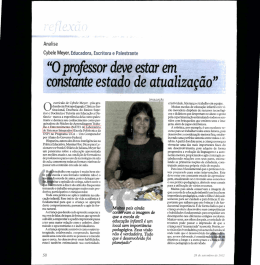 &ldquo;O professor deve estar em.