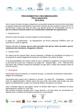 Procedimentos e Recomenda&ccedil;&otilde;es PA