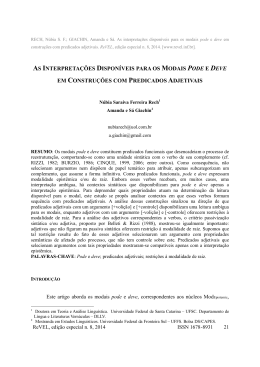 as interpreta&ccedil;&otilde;es dispon&iacute;veis para os modais pode e deve em