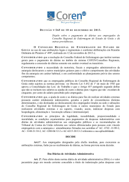 Decisao 265 - Diarias Empregados