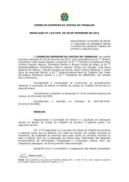 CONSELHO SUPERIOR DA JUSTIÇA DO TRABALHO