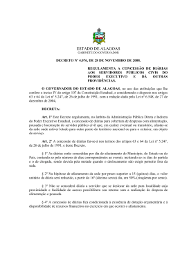 Decreto no 4.076-Diarias