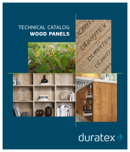 Technical caTalog Wood Panels