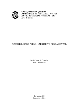 acessibilidade plena: um direito fundamental