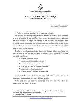 2005 - Direito Fundamental &agrave; Justi&ccedil;a e Sistemas