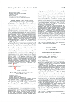 Di&aacute;rio da Rep&uacute;blica, 2.".r&eacute;rie _ N. a 98 _ 20 de Maio de 20.`&Iacute; 0