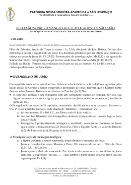 Escritos Joaninos - Par&oacute;quia Nossa Senhora Aparecida e S&atilde;o