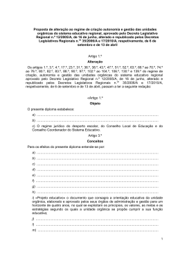 Proposta da SRECC - Sindicato Democrático dos Professores dos