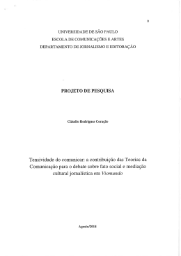 Projeto CRC - ECA - Universidade de S&atilde;o Paulo