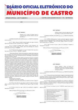 arquivo pdf - Prefeitura Municipal de Castro