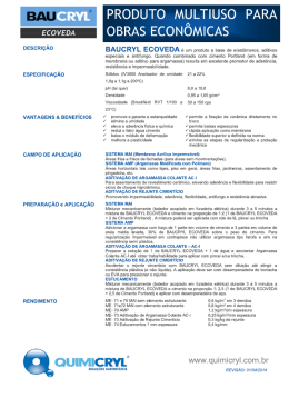 Ficha T&eacute;cnica - cacarvalho.com.br
