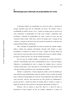 5 Metodologia para obten&ccedil;&atilde;o de propriedades de rocha