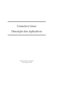 arquivo Descri&ccedil;&atilde;o Aplicativos Conectiva GNU - Dicas-L