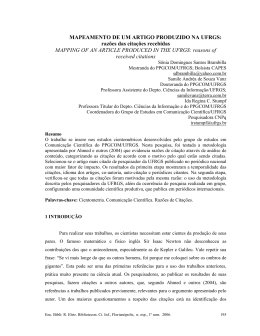 Imprimir artigo - Portal de Peri&oacute;dicos UFSC