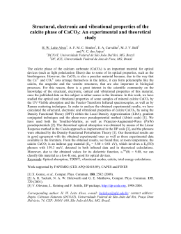Structural, electronic and vibrational properties of the calcite phase