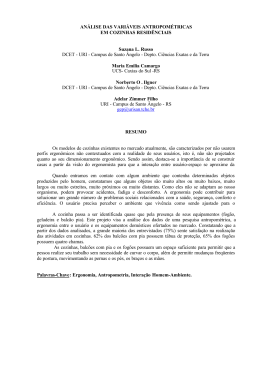 Analise das variaveis antropometricas - uri