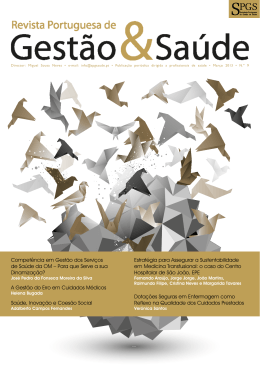 Revista Portuguesa de Gest&atilde;o & Sa&uacute;de n&ordm;9
