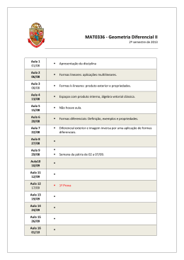 Diário de classe - IME-USP