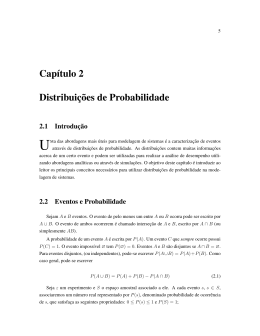 Capítulo 2 Distribuições de Probabilidade