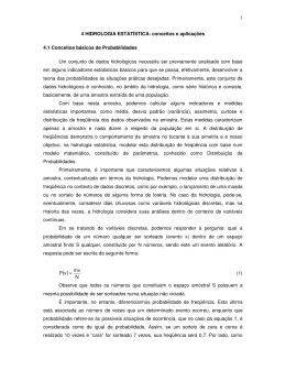 4 HIDROLOGIA ESTATÍSTICA: conceitos e aplicações - DEG